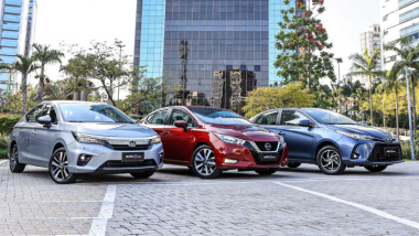 Comparativo Honda City vs. Nissan Versa vs. Toyota Yaris Sedan: Casos de família