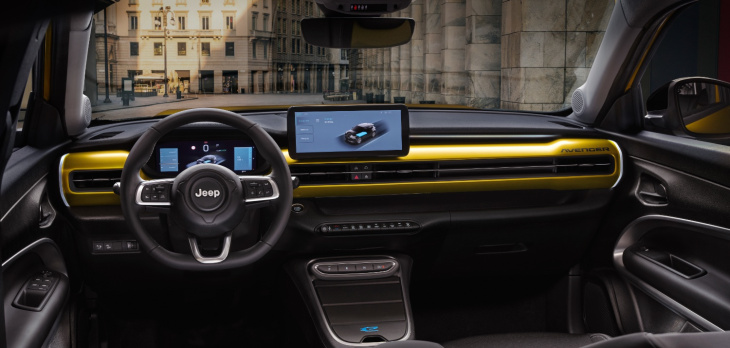 android, avenger é o primeiro 100% elétrico da jeep e chega com 400 km de autonomia