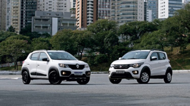 Comparativo: Renault Kwid Outsider x Fiat Mobi Way