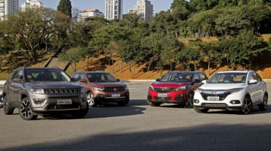 Comparativo: Jeep Compass vs. Peugeot 3008, Honda HR-V e VW T-Cross