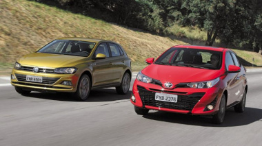Comparativo: VW Polo Highline vs. Toyota Yaris XS
