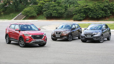 Comparativo: Hyundai Creta 2.0 vs. Nissan Kicks e Honda HR-V