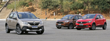 Comparativo: Fiat Argo Trekking x Renault Stepway x Ford Ka FreeStyle