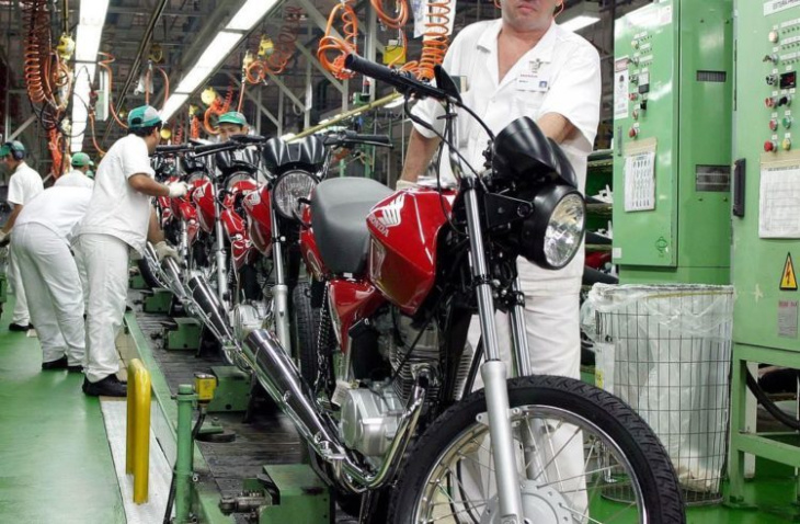 produção de motos registra alta de 37%; veja os modelos favoritos