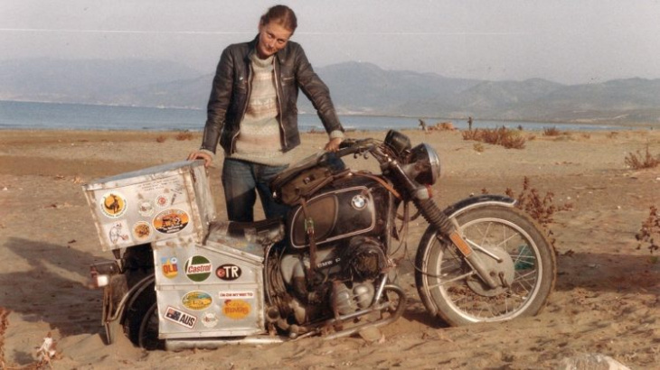 aventureira lembra volta ao mundo de moto em 1982