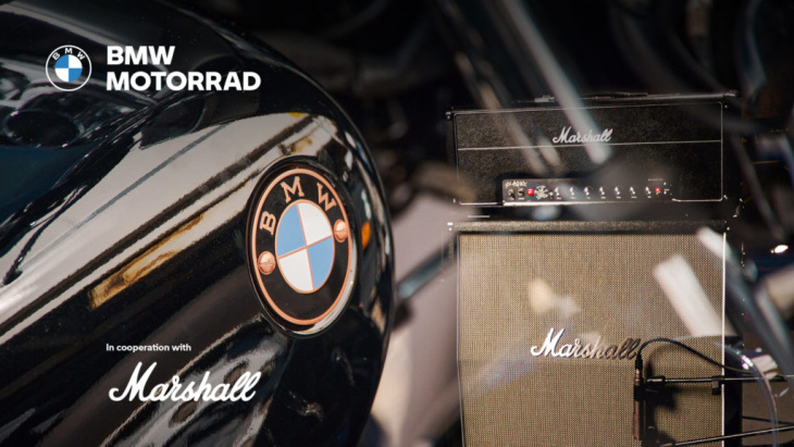 bmw motorrad se junta com a marshall para desenvolver som para motos