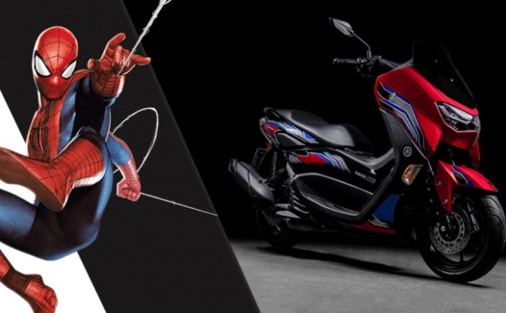 yamaha lança scooter nmax 160 inspirada no homem-aranha; assista