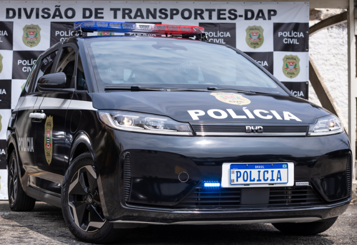 polícia civil de são paulo avalia elétrico byd d1 de 371 km de autonomia