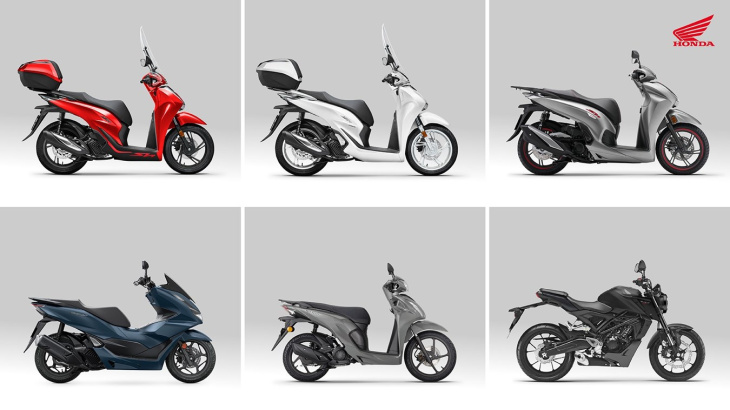 honda anuncia novas cores 2023 na gama de motos utilitárias mais popular da europa