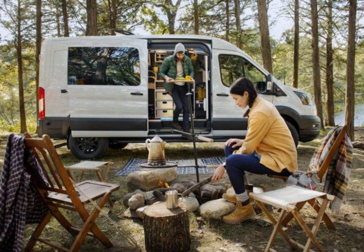 ford transit para acampar: van recebe versão trailer com mudanças; assista