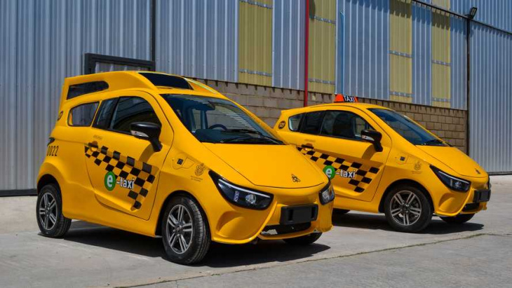 taxi elétrico com visual esquisito é lançado na argentina a preço salgado