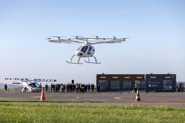 carro voador da volocopter promete operar a partir de 2024