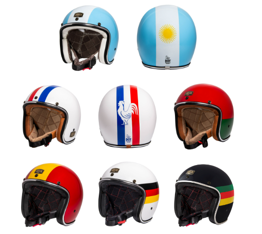 urban mostra capacetes de seleções da copa do mundo