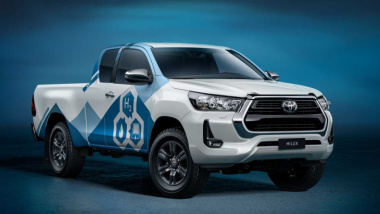Toyota Hilux movida a hidrogênio começará a ser testada em breve