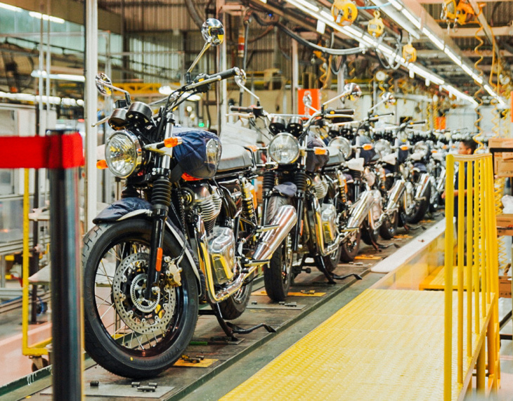 royal enfield inicia produção de motos no brasil em operação ckd