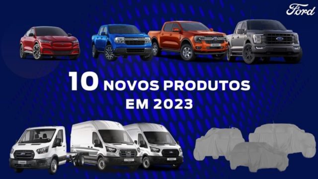 ford promete 10 lançamentos para o brasil em 2023, três serão picapes