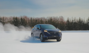 Nissan mostra como o Ariya enfrenta o inverno gelado