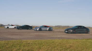 Vídeo: AMG SL 55 mede forças com o Porsche 911 GTS o BMW M850i e o Jaguar F-Type R