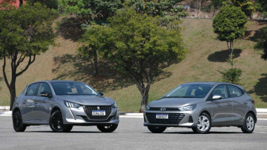Comparativo dos mais vendidos: Peugeot 208 vs. Hyundai HB20