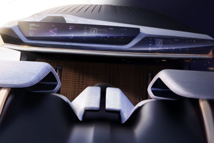 chrysler revela conceito de interior futurista com 2 telas de 37 polegadas