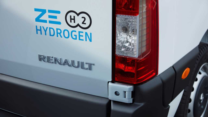 renault master z.e. hydrogen usará hidrogênio para recarga de baterias