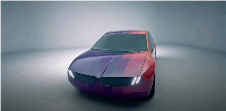 ces 2023: bmw revela tecnologia para mudar cor do carro quando quiser