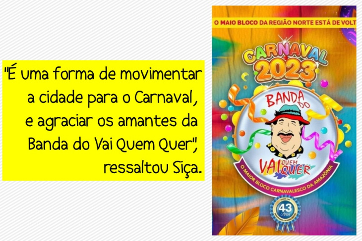 carnaval 2023 - banda promove adesivaço nesta sexta-feira, (13/01)