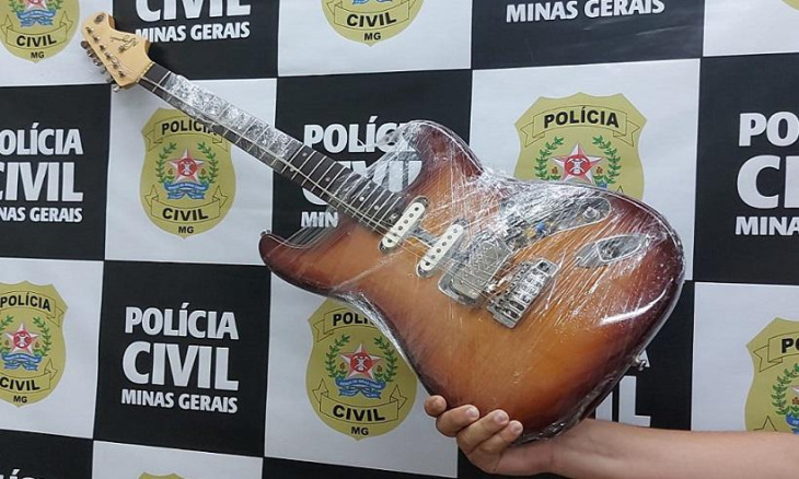anúncio na internet leva polícia civil de mg a recuperar guitarra roubada
