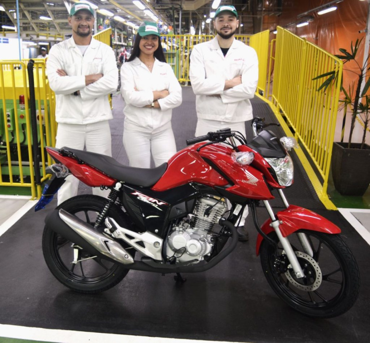 honda completa 8 milhões de motos flex produzidas no brasil