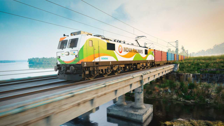 índia cada vez mais sustentável: 1.200 locomotivas elétricas encomendadas