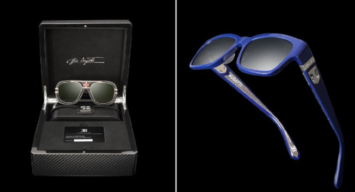 fabricante de carros de luxo bugatti lança sua primeira coleção de óculos de sol
