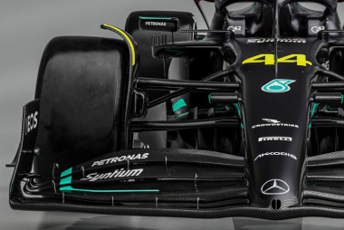 F1: As mudanças no W14 da Mercedes que foram 'mascaradas' pela pintura