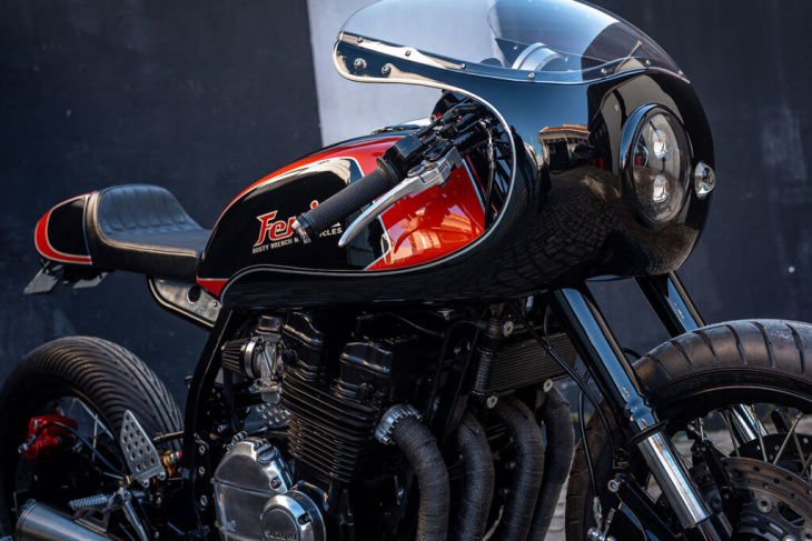 suzuki gsx750 ‘fenix’, uma customização da rusty wrench motorcycles