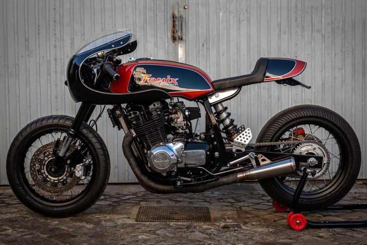 suzuki gsx750 ‘fenix’, uma customização da rusty wrench motorcycles