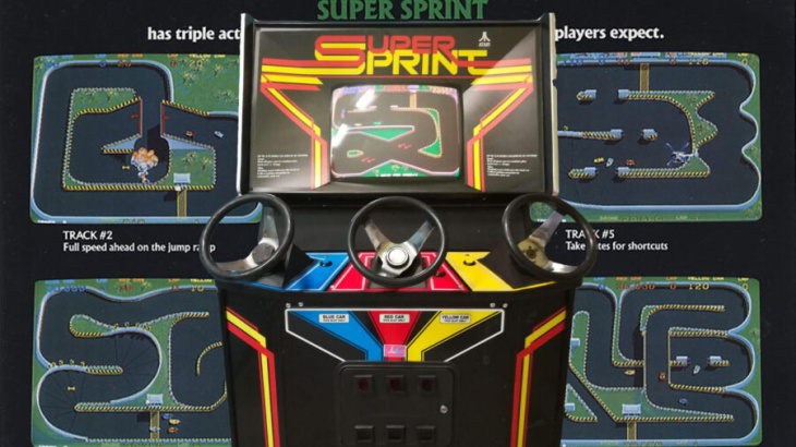 arcade story, o inesquecível super sprint: carros modificados e corridas de três vias