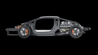 Sucessor do Aventador vai estrear nova tecnologia de chassis da Lamborghini