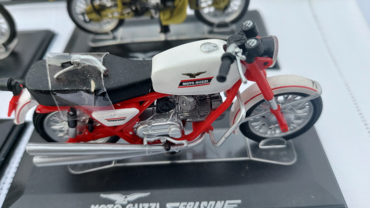 recolha de miniaturas de moto guzzi, as mais belas: todas as fotos