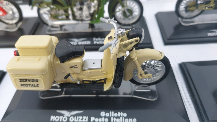 recolha de miniaturas de moto guzzi, as mais belas: todas as fotos