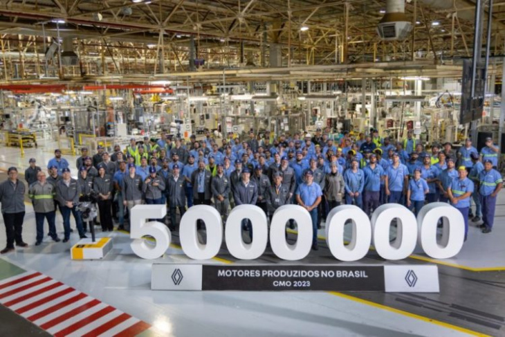 renault chega a 5 milhões de motores produzidos no brasil