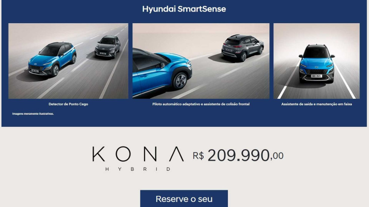 hyundai kona elétrico já está à venda no brasil por r$ 289.990