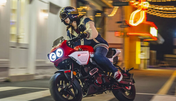 cfmoto apresenta minimoto retrô para rivalizar com modelos honda