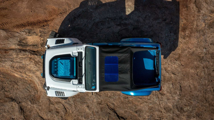 jeep wrangler magneto 3.0 ev concept tem 650 cv para off-road sem esforço