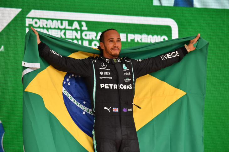 f1: hamilton elege brasil 2021 como melhor corrida com a mercedes