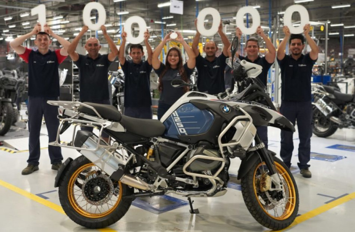 bmw motorrad alcança a marca de 100 mil motos produzidas no brasil