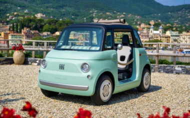 Fiat recria Topolino como modelo elétrico e sem portas