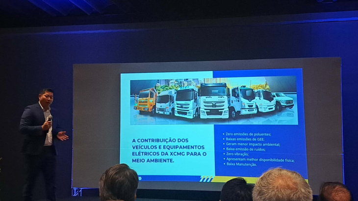xcmg lança 1º caminhão elétrico rodoviário do brasil e mira produção local
