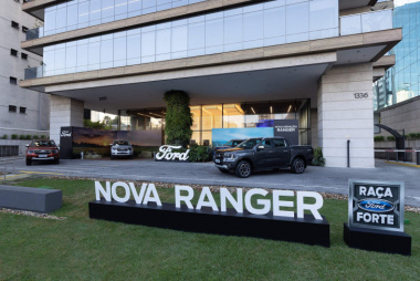 Nova Ford Ranger 2023 para o Brasil tem detalhes internos revelados