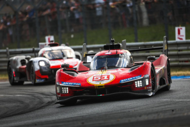 Ferrari #51 vira marca de 21 horas na liderança no duelo contra Toyota #8 em Le Mans