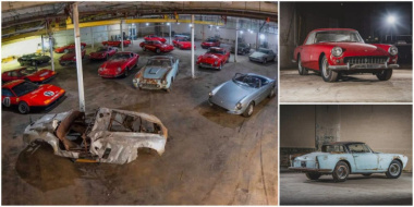 Coleção de 20 Ferraris históricas escondidas em um celeiro vai a leilão