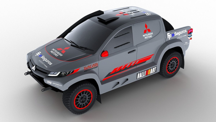 mitsubishi volta ao esporte a motor com equipe no rally dos sertões 2023, em parceria com guiga spinelli